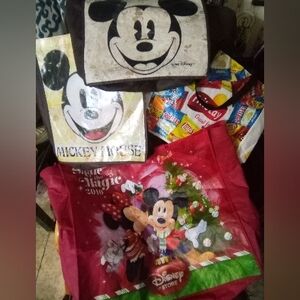 Disney Store Reusable Tote Bags Mickey Mouse Rare & Frito Lay Tote Bag & HP Bag